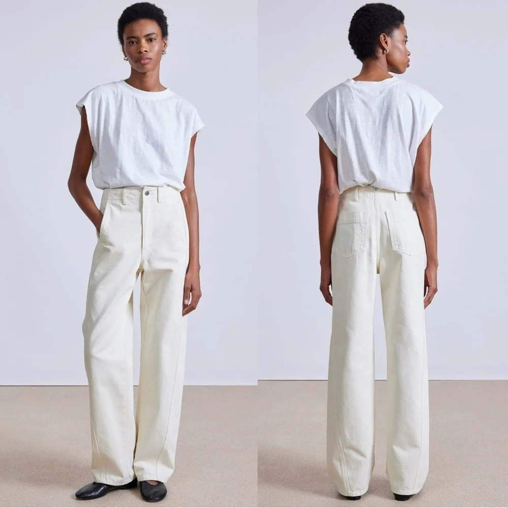 Apiece Apart Meridian Jean in Ecru